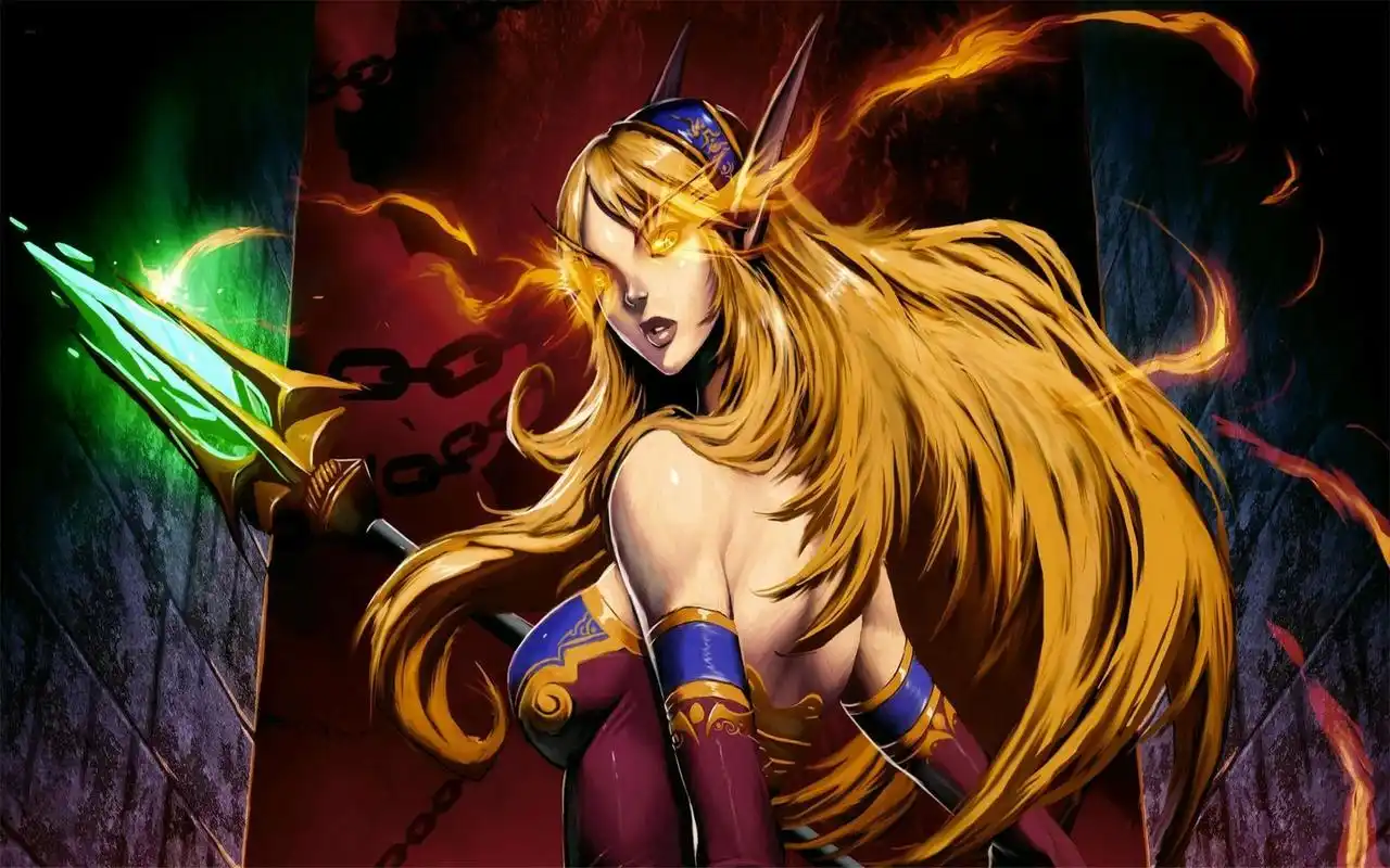 英雄联盟黑暗之女安妮lol游戏壁纸