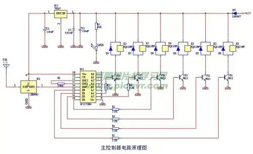 大家帮忙看看 这个遥控电路应该用什么遥控器 实在不好意思没分了 就