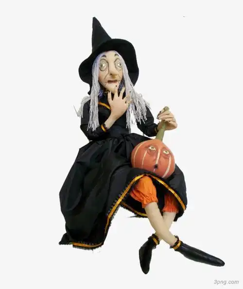 巫师png素材透明免抠图片-节日元素-三元素3png.com