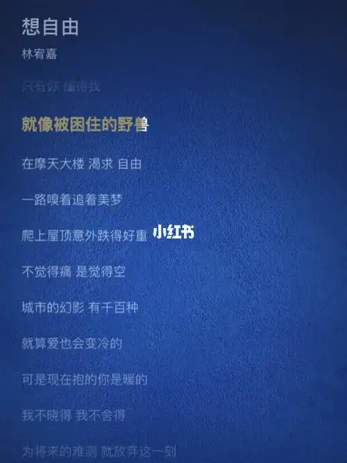 今日歌单74想自由by林宥嘉