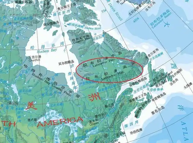 北美洲地形特征中部大平原贯穿南北地势东西两侧高中部低