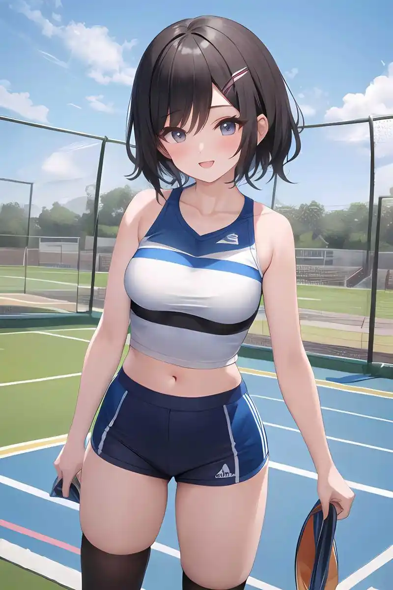 二次元美少女# 运动系少女