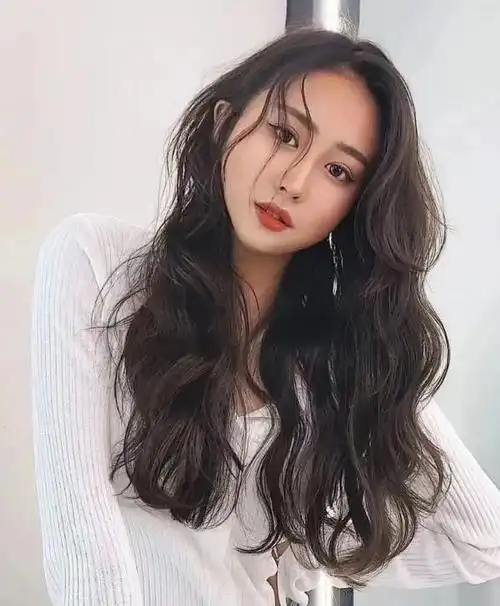 复古长发羊毛卷图片烫个长卷发迷人吸睛