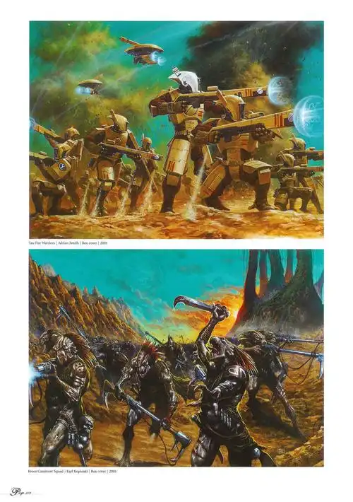 [基础图库][平日收集大奉献]]钛帝国 tau empire 第一弹(插画,同人)