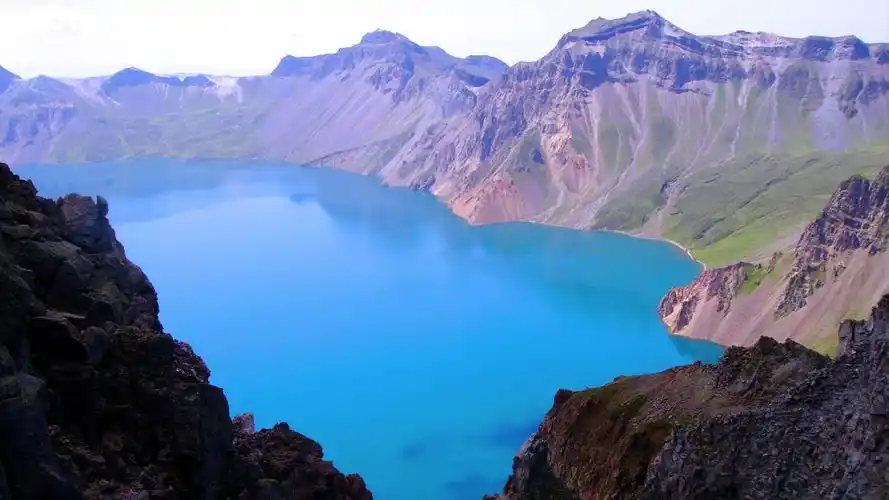 美丽的长白山,风景-回车桌面