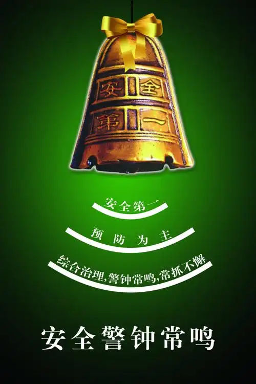 安全警钟标语展板psd素材图片