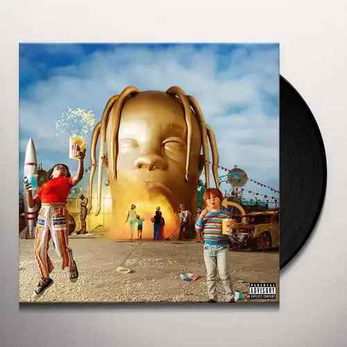 现货正版章鱼哥travisscottastroworld2lp黑胶唱片嘻哈音乐cd