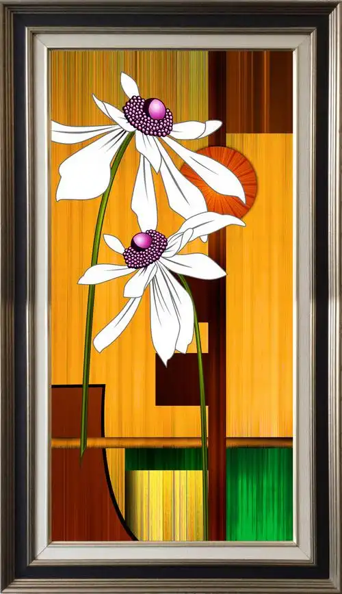 【tif不分层】花卉图案装饰画