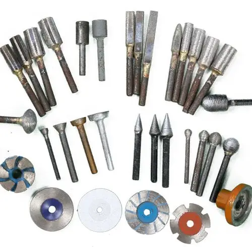 烧结石材雕刻刀金刚石磨头石雕工具玉石花岗岩大理石浮雕耐用锯牙-淘