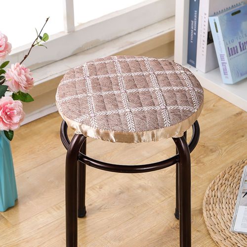 加厚小圆圆形冬季坐垫凳子家用防滑座套椅垫