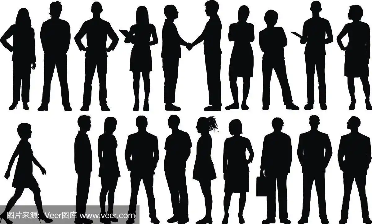 人,黑白图片,女人,着装得体,休闲装