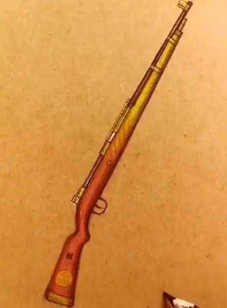 吃鸡大神手绘"98k",开局:还是算了吧,看到效果:不敢说话_造型