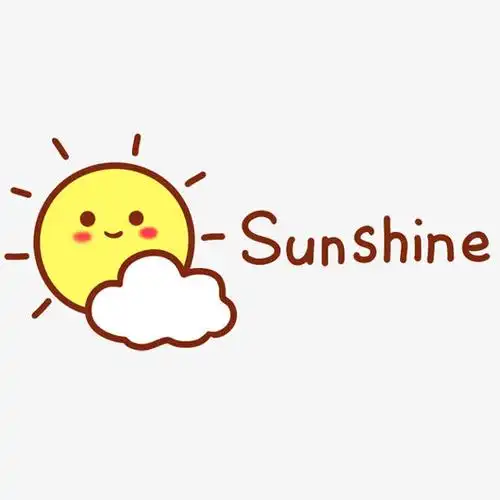 阳光sunshine卡通标志