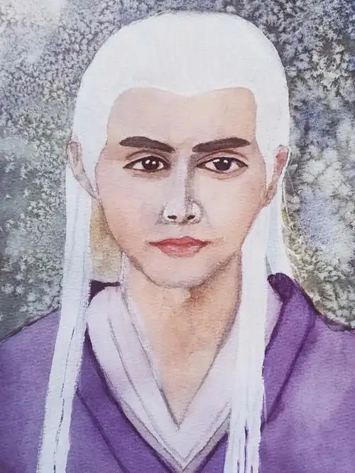 紫衣白发东华帝君