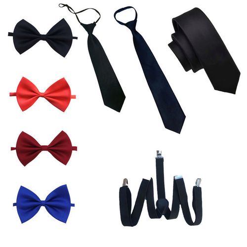 儿童领结男童小西装花童礼服领带小孩西装领带背带 韩版5cm领带