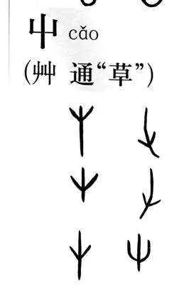 "山""木""困""草"之象形