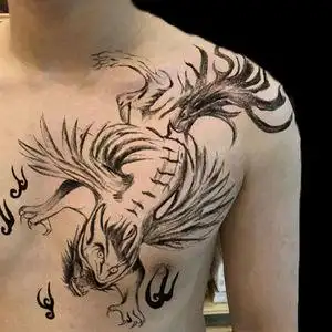 我是纹画人儿淘宝老九门防水纹身贴 张大佛爷张启山穷奇麒麟貔貅