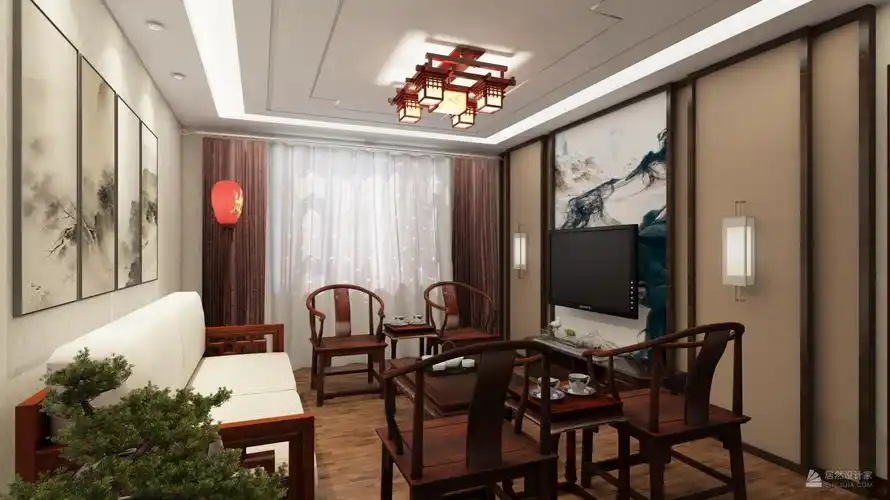 老式记忆 - 中式风格两室两厅装修效果图 - 2031465设计效果图 - 每平