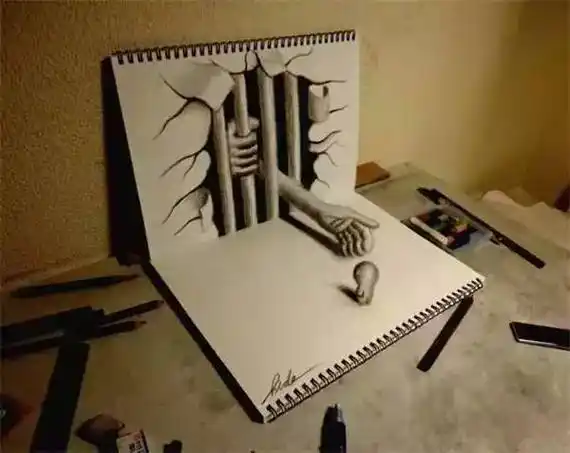 超逼真3d铅笔画视觉盛宴