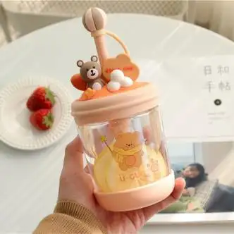 特百惠tupperware吸管水杯高颜值tritan冷萃杯可爱学生少女女生办公室