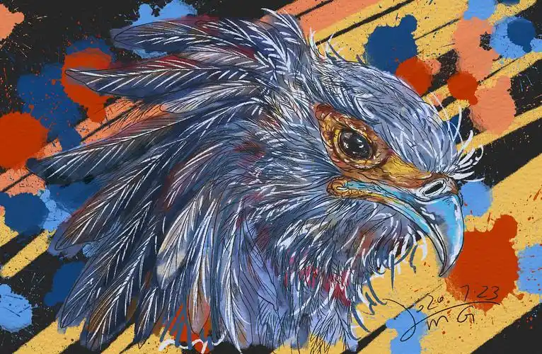 老鹰插画|插画|创作习作|画触本触 - 原创作品 - 站酷 (zcool)