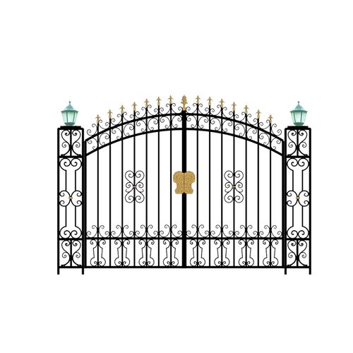 铁艺大门庭院别墅农村家用户外双开铁门入户庭院门