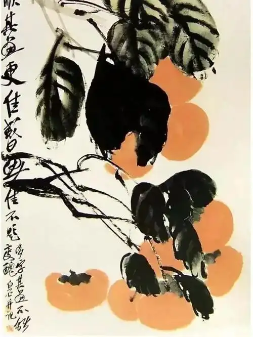 齐白石二十六幅,柿柿如意,送给大家!