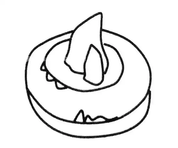 6款马蹄简笔画图片 马蹄的简单画法大全,简笔画图片