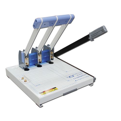 三孔打孔机现代xd-af带切刀 打洞机人事档案装订机 档案打孔机