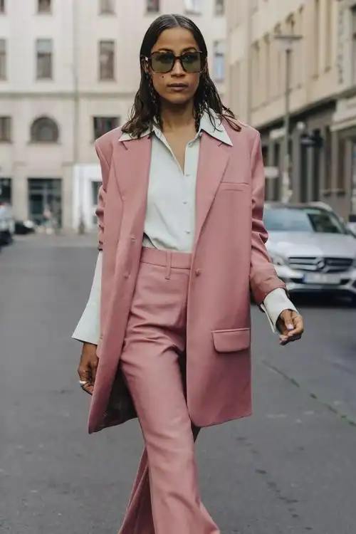 高级!秋日烟灰粉色太温柔了