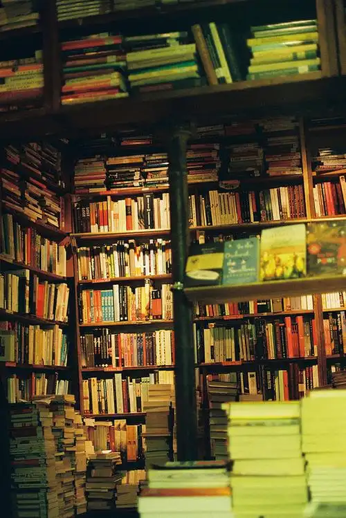 青春就留在这意境的书屋里_唯美图片