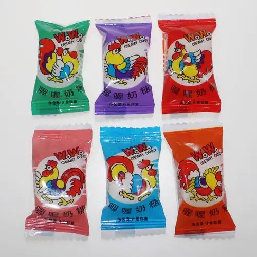 零食wowo喔喔佳佳奶糖500g喜糖糖果糖果