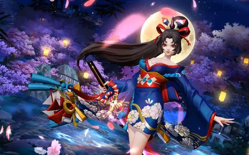 【皮肤展示】妖刀姬传说皮肤「樱雨刀舞」品质全面升级_哔哩哔哩_bili