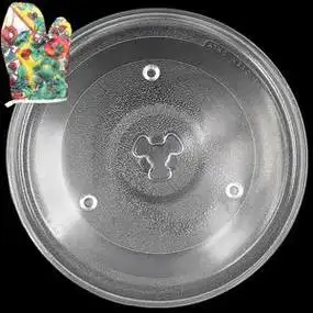 加厚格兰仕微波炉璃转盘y玻27cm 型底盘托盘玻璃盘子 微波炉配