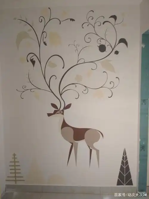 硅藻泥影视墙实拍