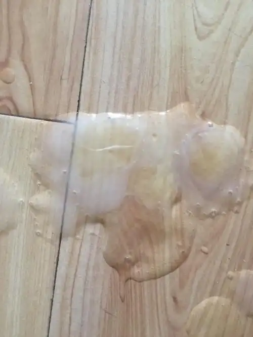 我十五分钟前射的精子,图一,液化成这样见图二,是正常的吗?