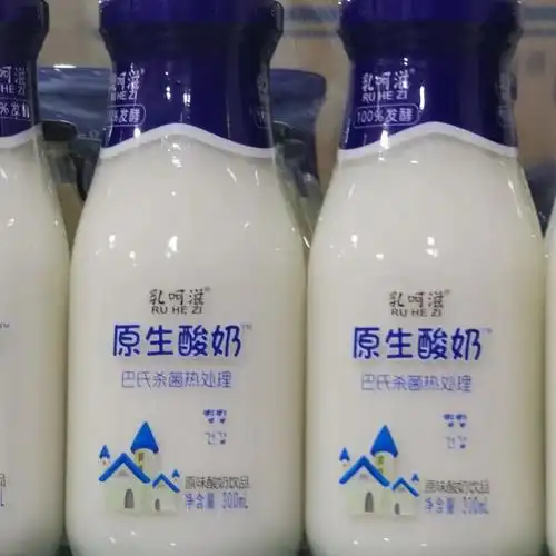 酸奶乳呵发酵饮品含乳巴氏杀菌处理300ml4瓶含乳饮料