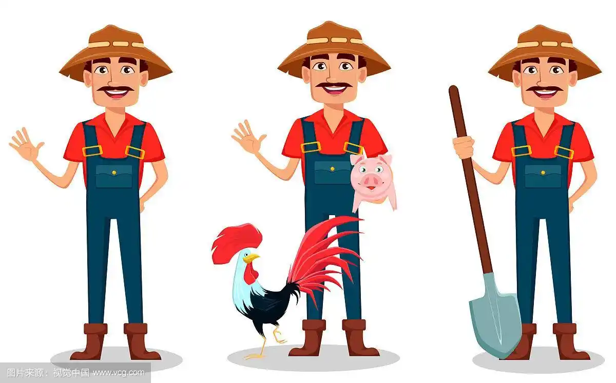 农夫卡通人物集