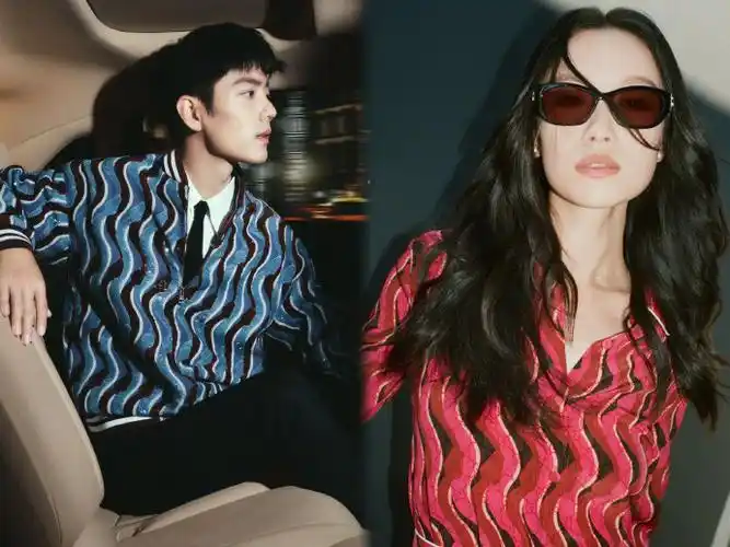 肖战倪妮隔窗对视