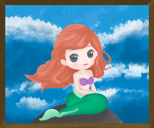 迪士尼公主の小美人鱼爱丽儿