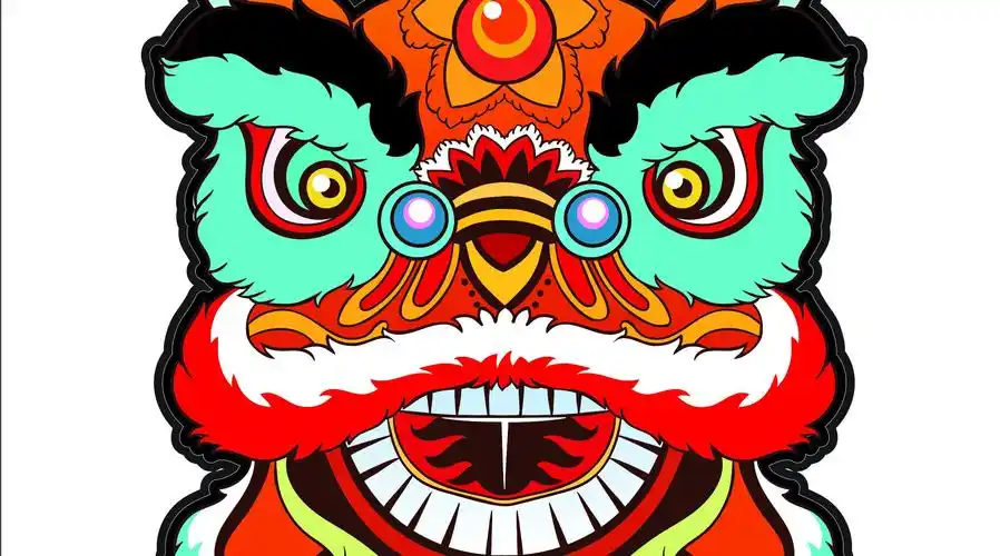 国潮 醒狮 无所畏惧