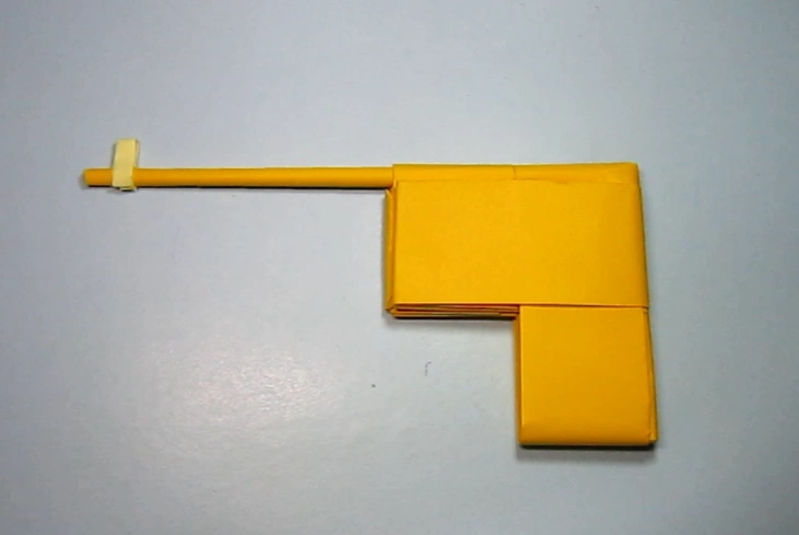 儿童手工折纸手枪,简单的小手枪折法视频,diy手工制作_手机搜狐网