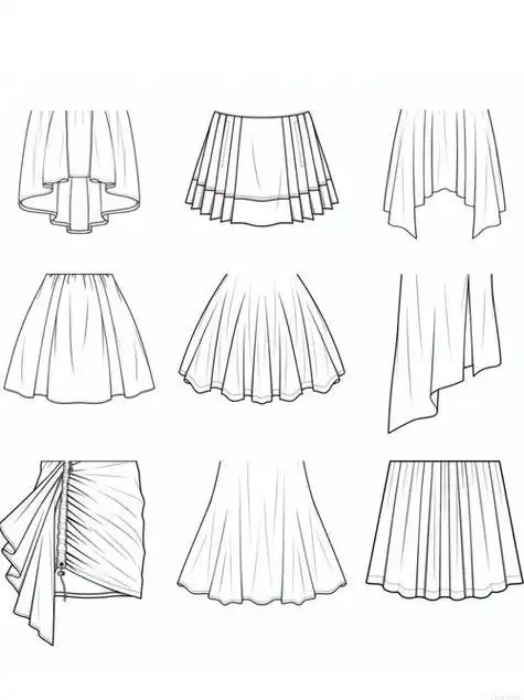 裙子简笔画非原创裙子简笔画人文绘画