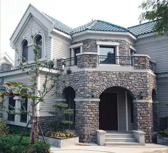 文化石 - 外墙装饰材料 - 辅材体系 - 材料体系 - 安雅园轻钢别墅