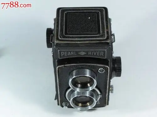 珠江pearlriver4型120胶片双反相机【故障摆设机】