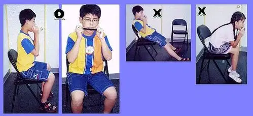 复音口琴基本持法与姿势