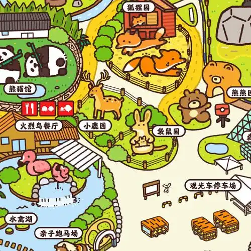 附动物园完整地图