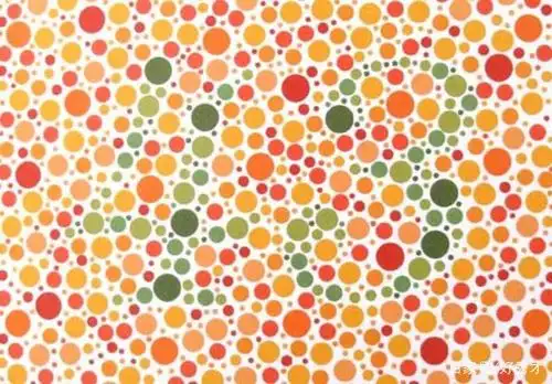 5张色觉检测图如果图2图5识别不了那稳稳地红色色盲