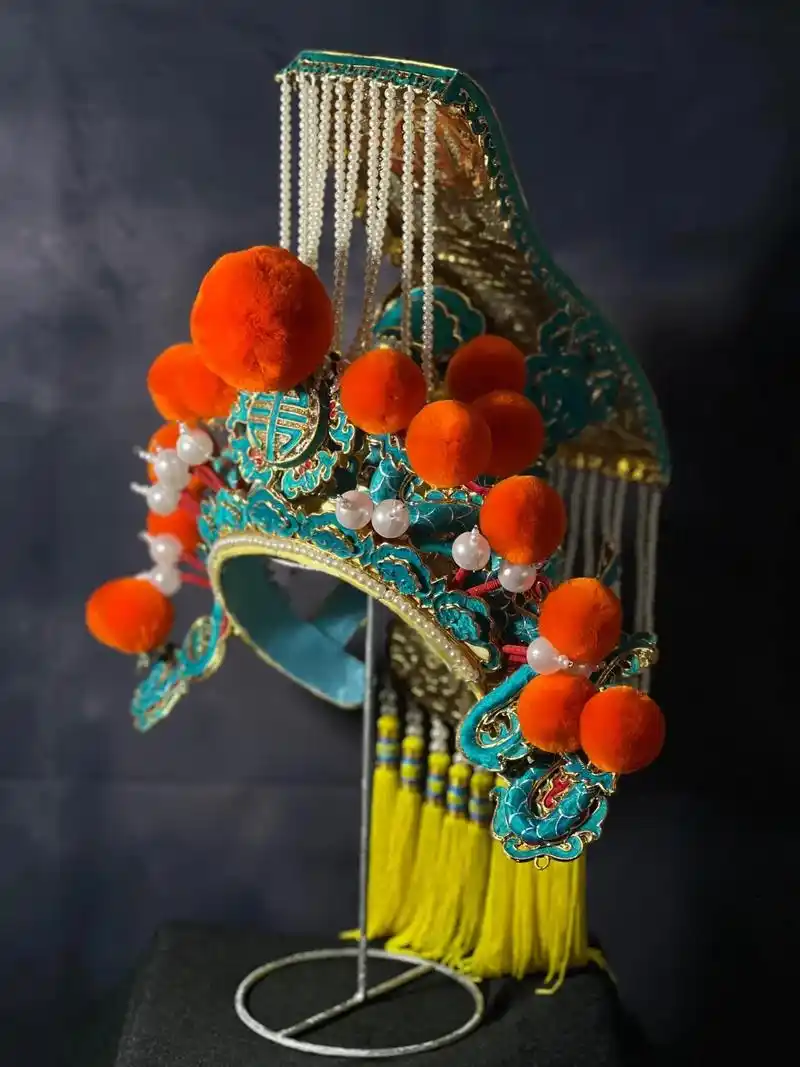 平天冠.#戏曲头饰 #京剧 #凤冠头饰 #戏曲盔头 - 抖音