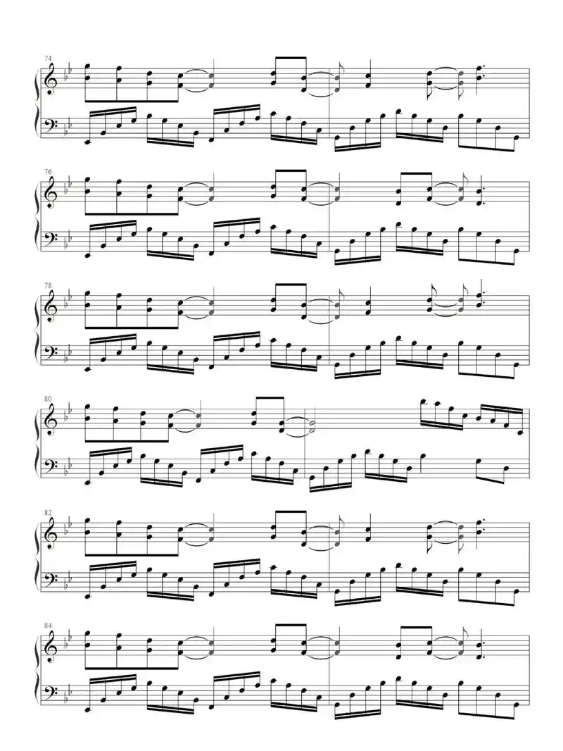 《反方向的钟》钢琴谱   #五线谱 - 抖音